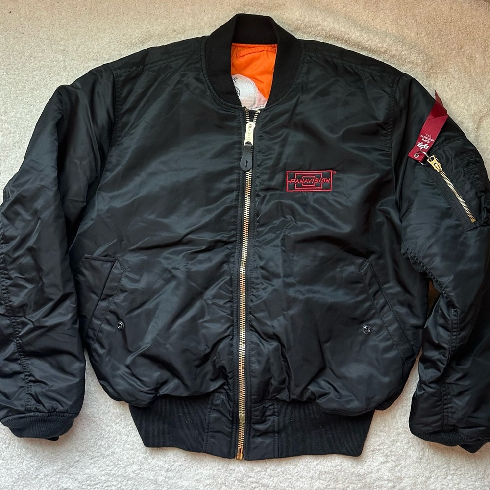 Panavision Black Bomber Jacket